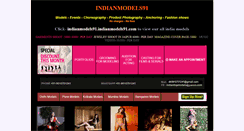 Desktop Screenshot of indianmodels91.com